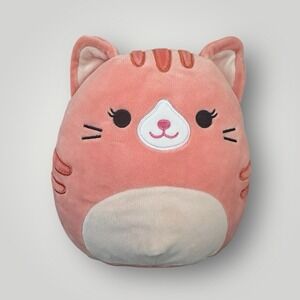 Squishmallow Gigi Orange Tabby Ginger Cat 2020 Rare Kellytoy Plush 8'' (A60)